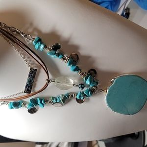 SOLD. 3 Necklaces, Chicos, Express, Boho Vibes.